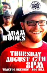 Adam Hooks August 2017