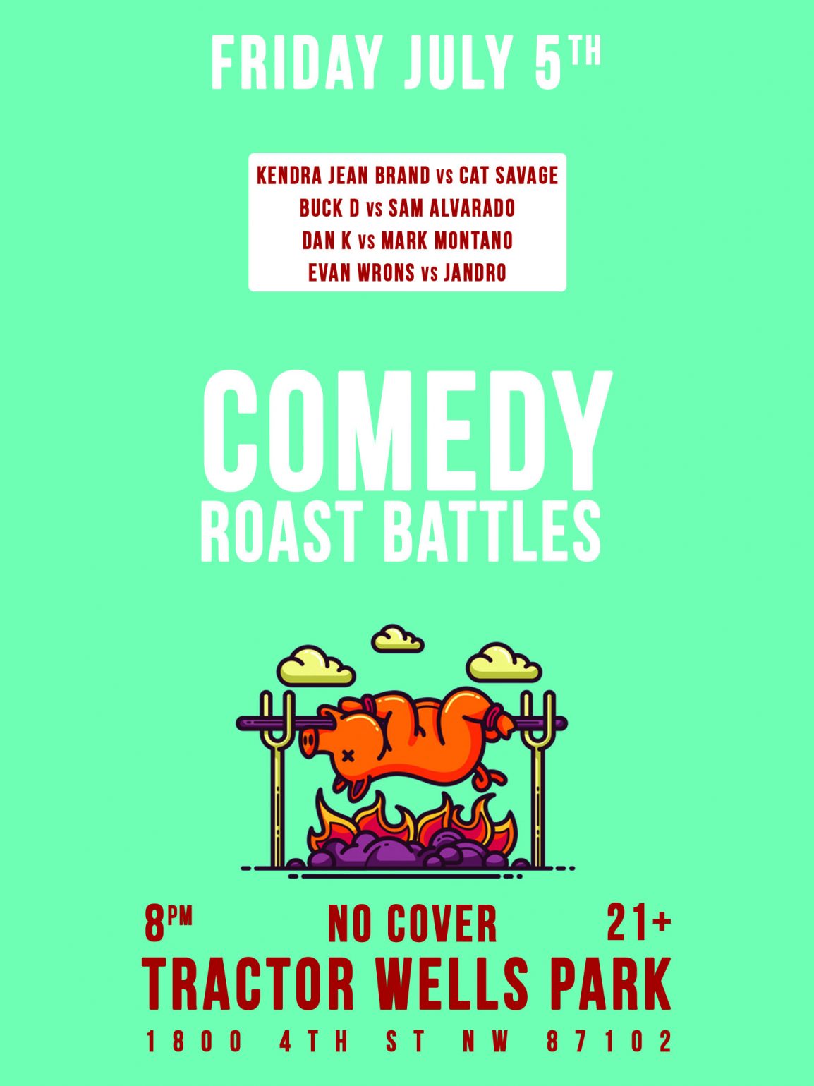 Comedy Roast Battles Tractor Brewing Company