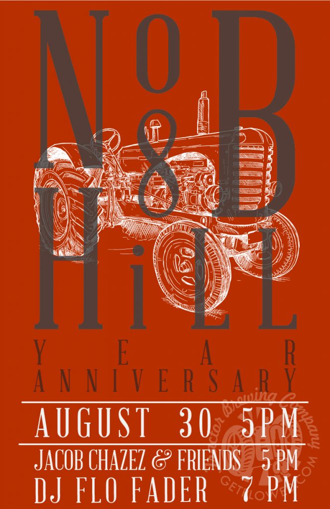 Nob Hill 8 Year Anniversary Tractor Brewing Company