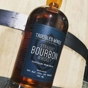 Troubled Minds Bourbon Bottle