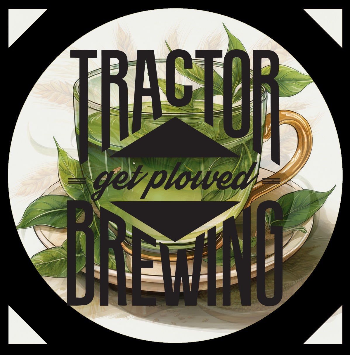 green tea shot beer icon